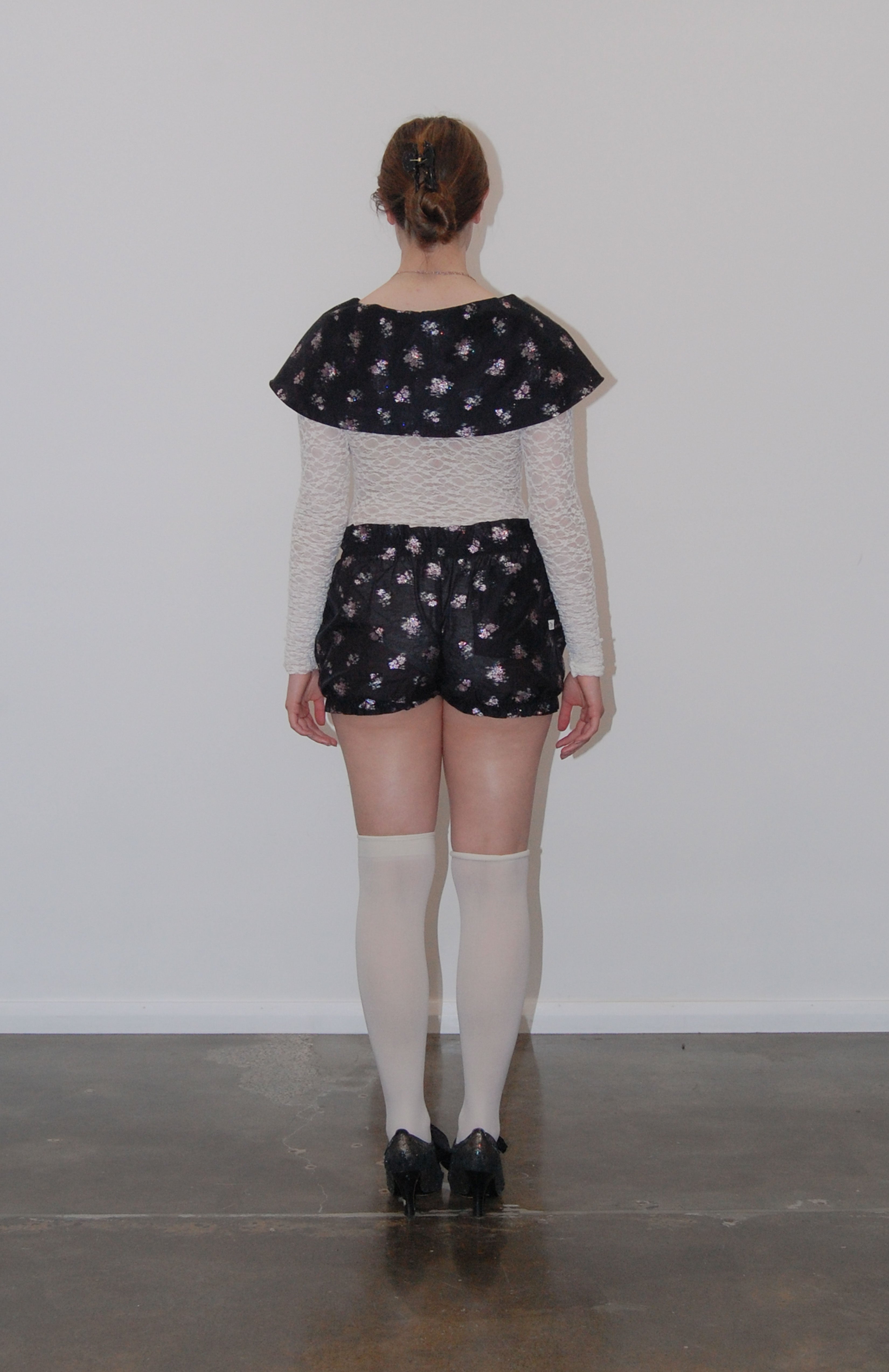 Black Floral Bloomers