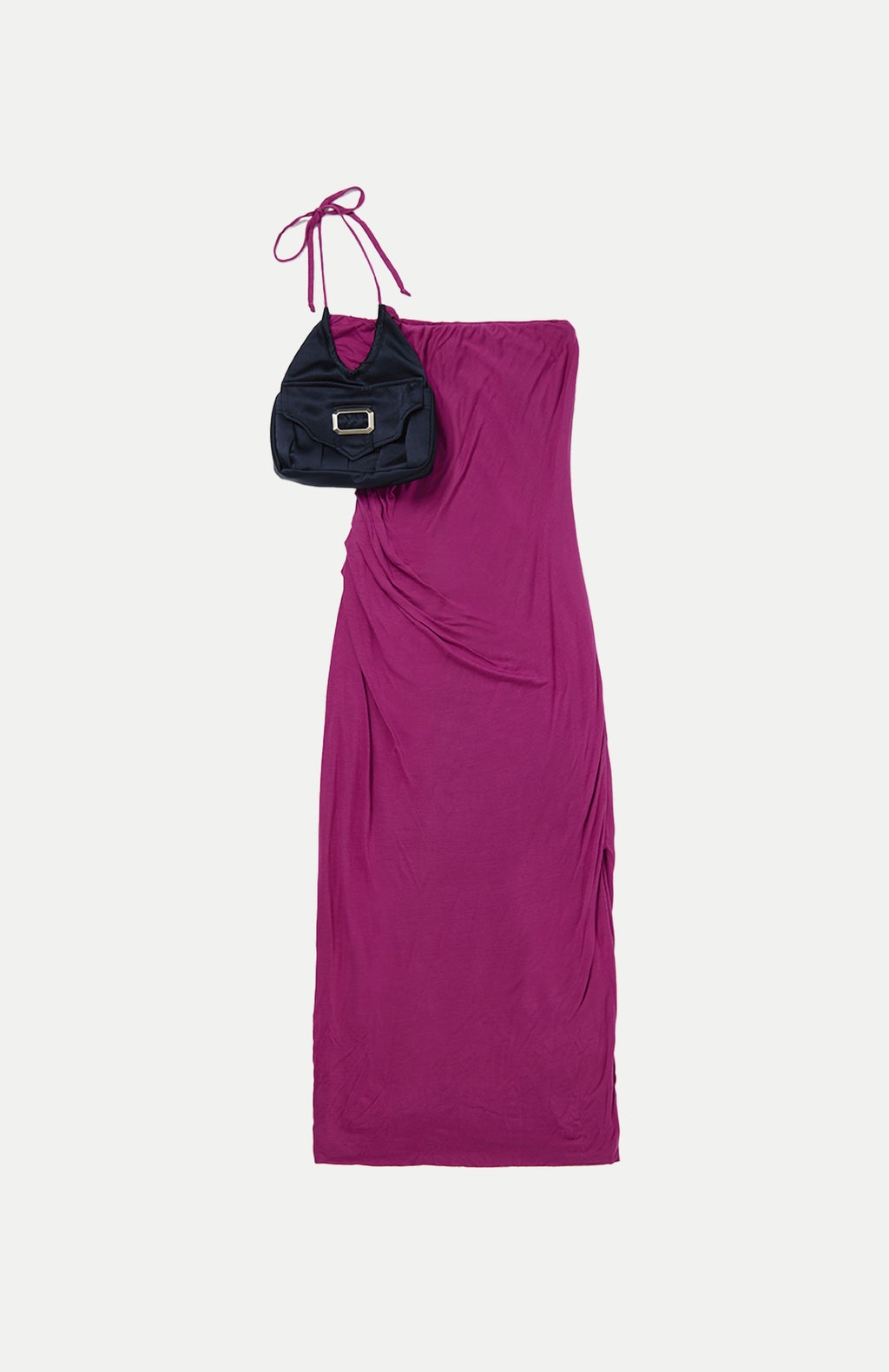 Navy Purse Maxi Dress