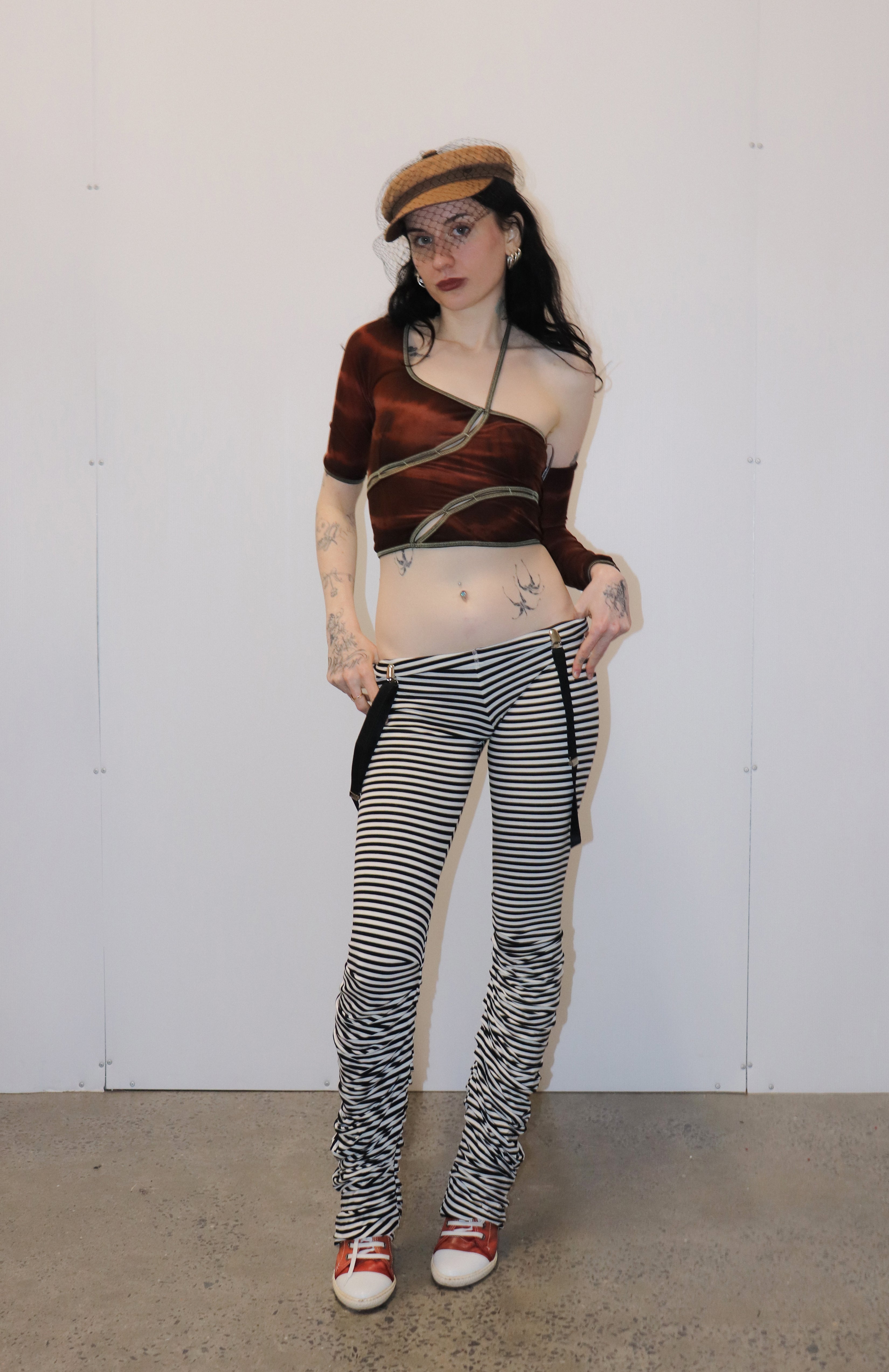 Torched Décolletage Top