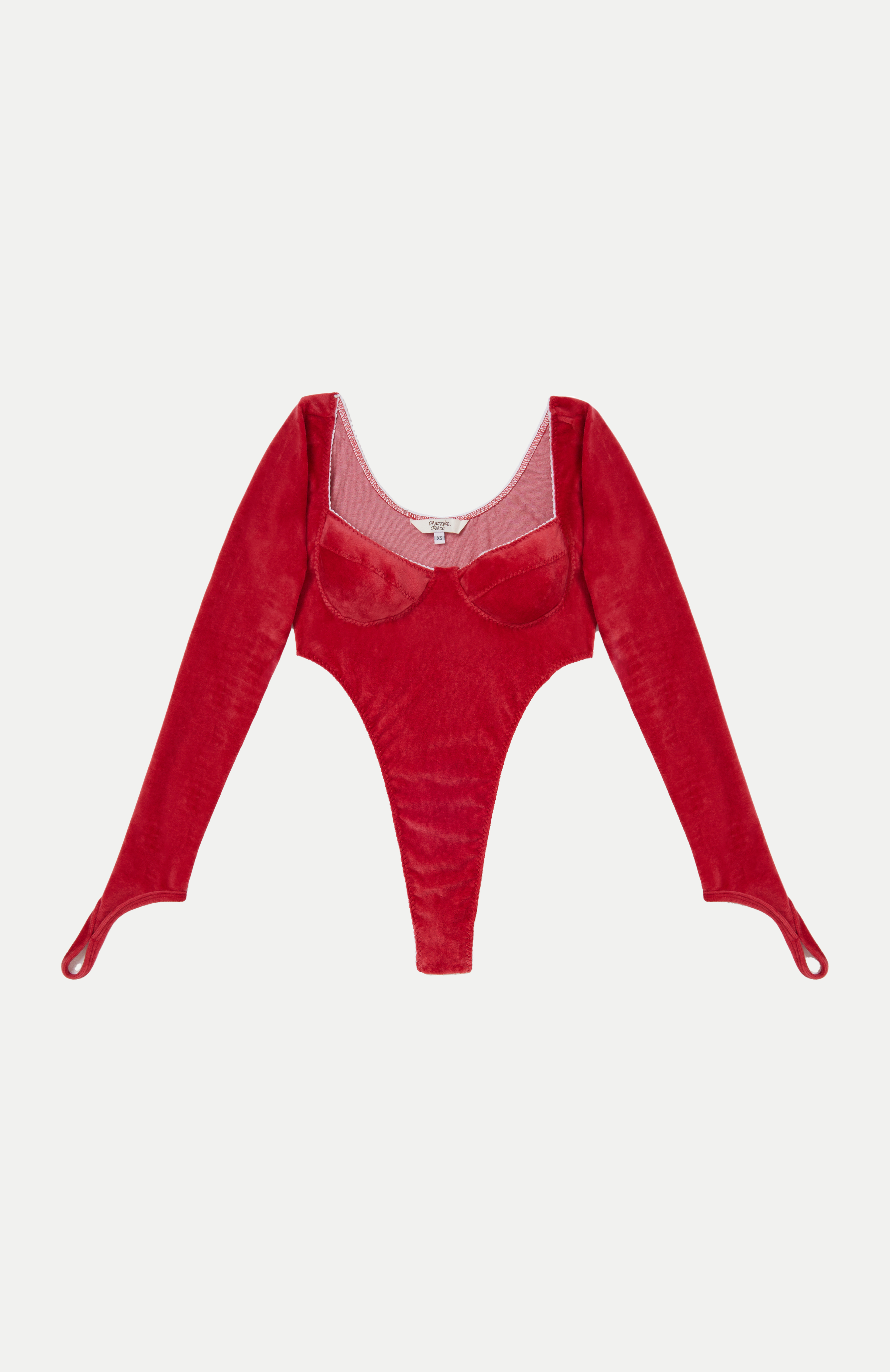 Red Velour Geotard